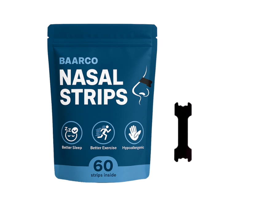 Baarco Nasal Strips - Improve Breathing, Sleep & Boost Fitness